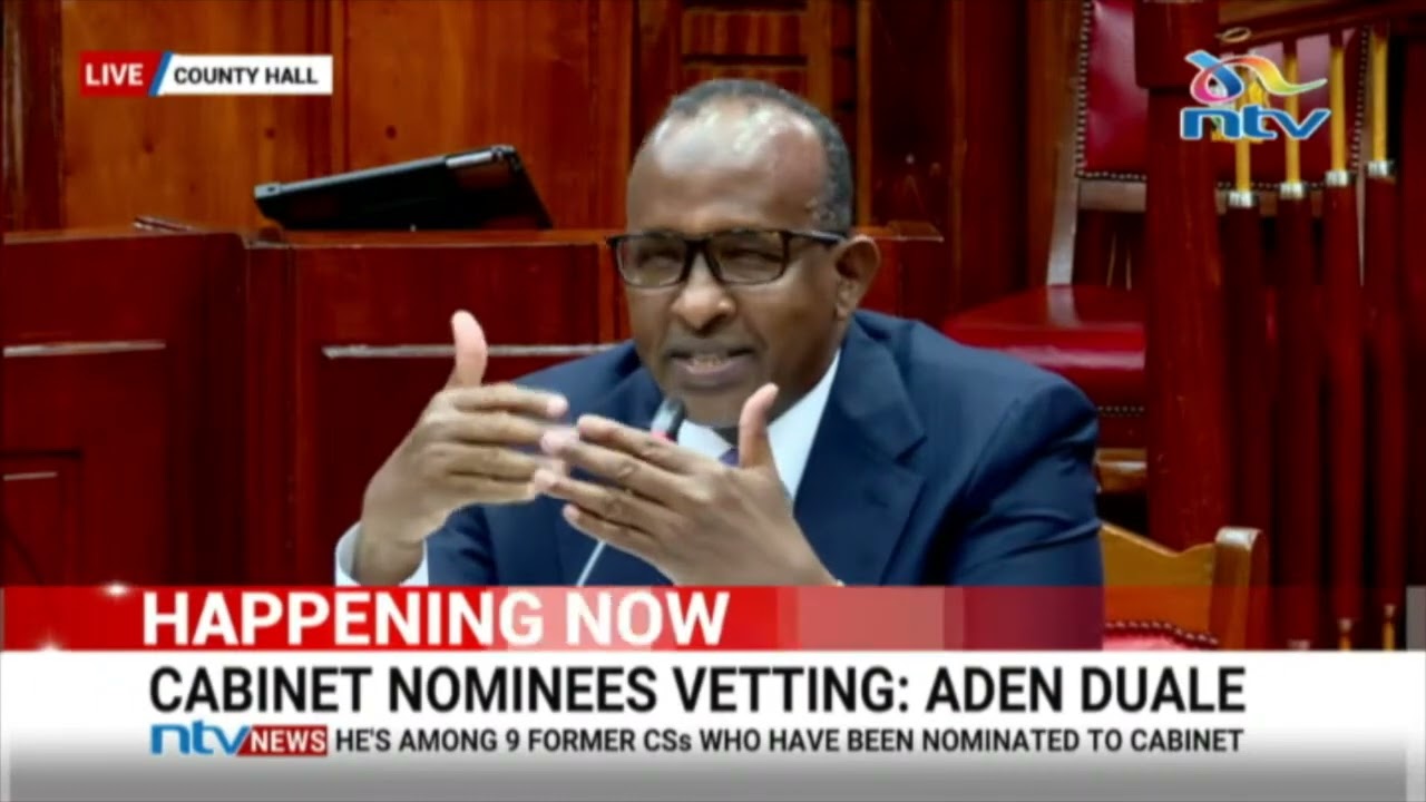 FULL INTERVIEW: MPs vet Environment, Climate Change and Forestry  CS nominee Aden Duale