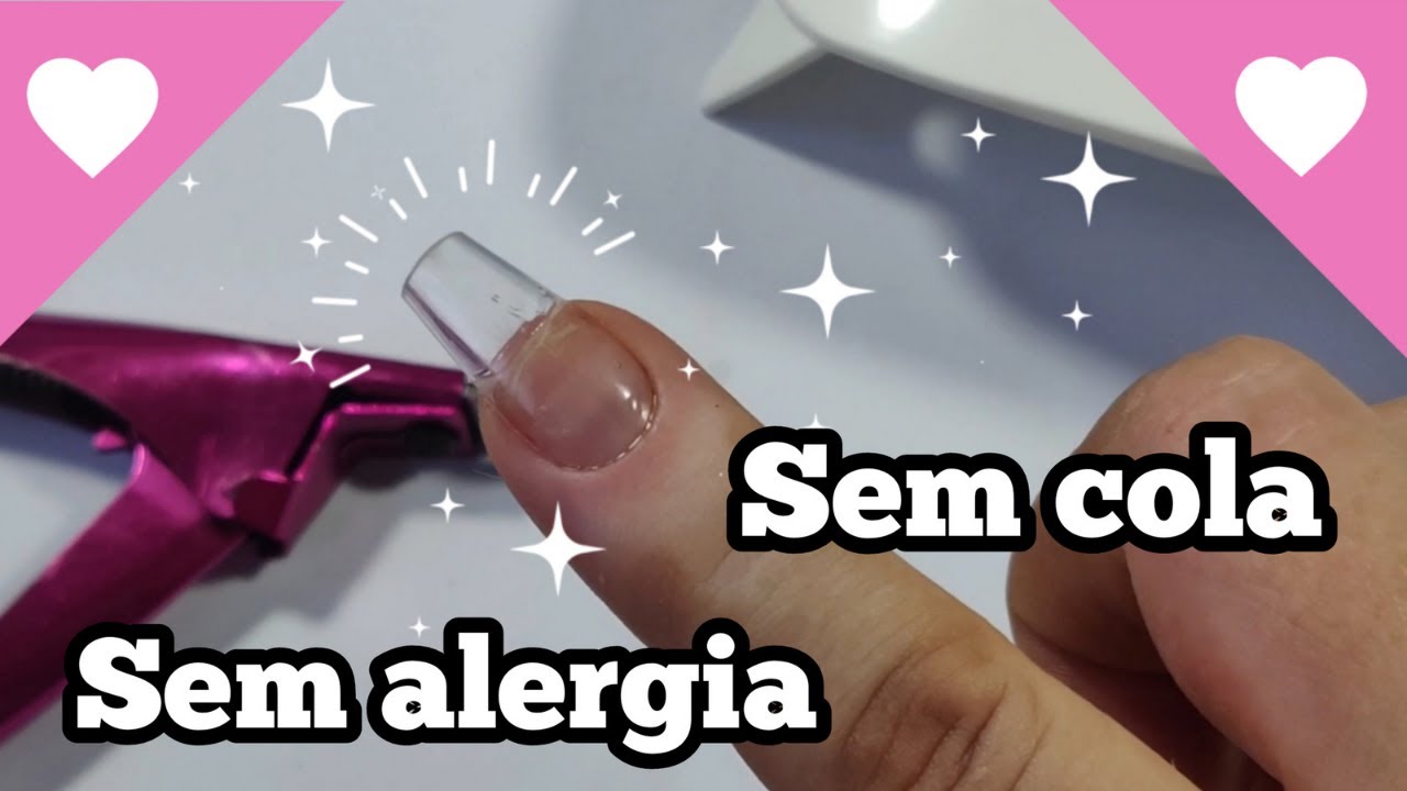 UNHA POSTI&Ccedil;A COLADA COM GEL |