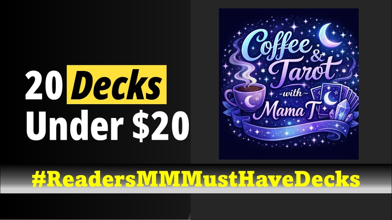 #ReadersMMMustHaves VR для @novamunditarot: 20 карт из 20 колод стоимостью менее 20 долларов мене...