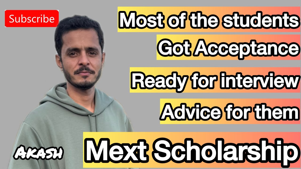 Students have Interviews with Professor, Mext Scholarship, Advice, Japan