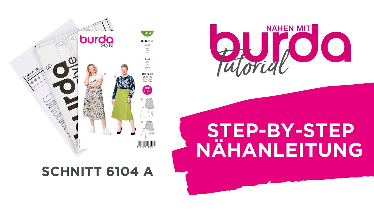 Step-by-Step N&auml;h-Tutorial - Rock 6104 A Schnittmuster
