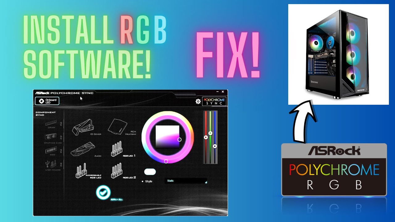 IBuyPower PC RGB Software Fix! (2023 Update)