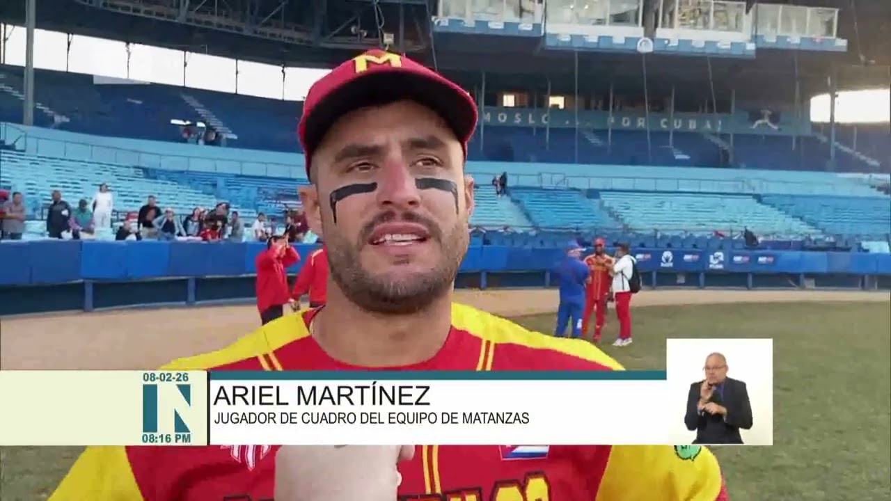 Equipo de Matanzas primer finalista de la Serie Nacional de Béisbol en Cuba