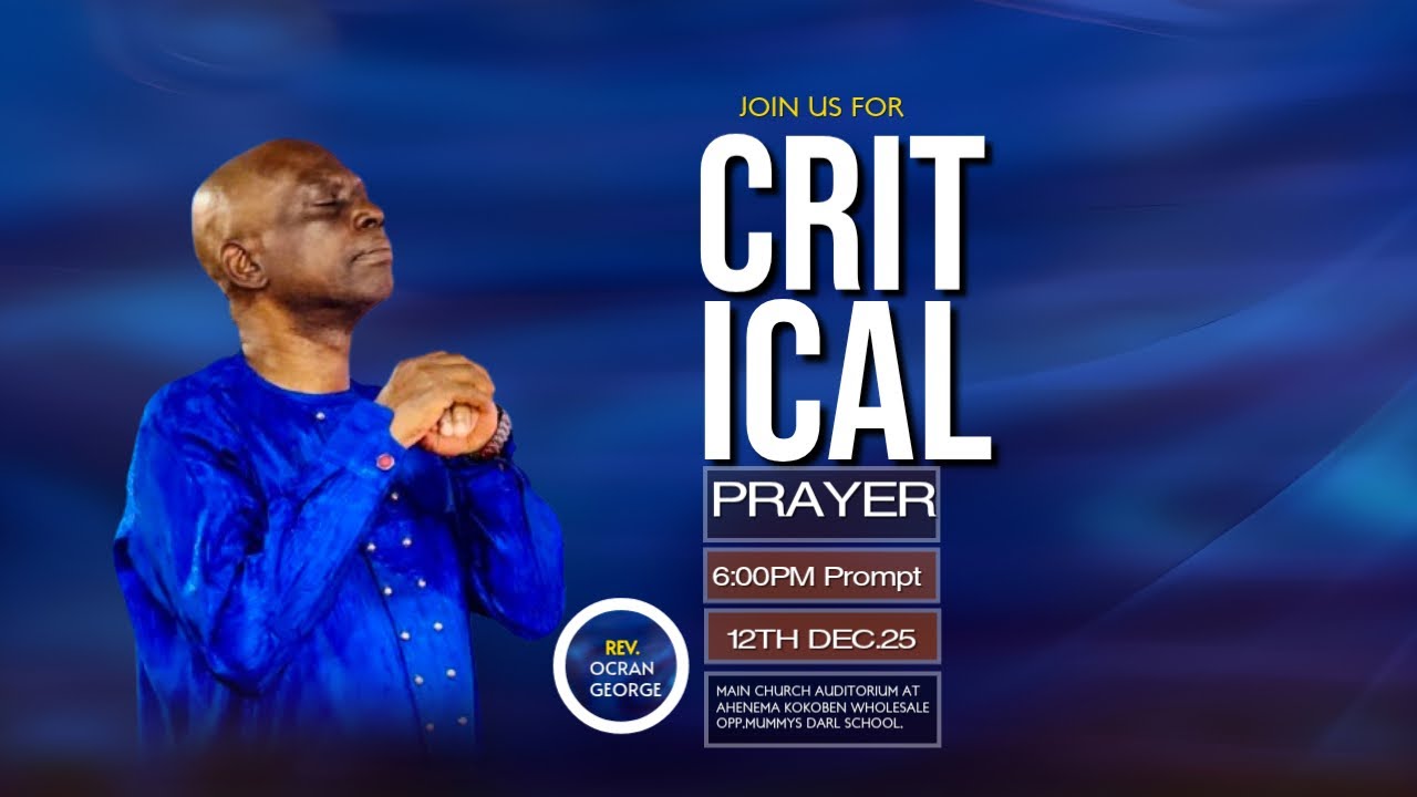 CRITICAL PRAYERS | MASEDA NIE | DAY ONE MORNING | O7.JAN.26