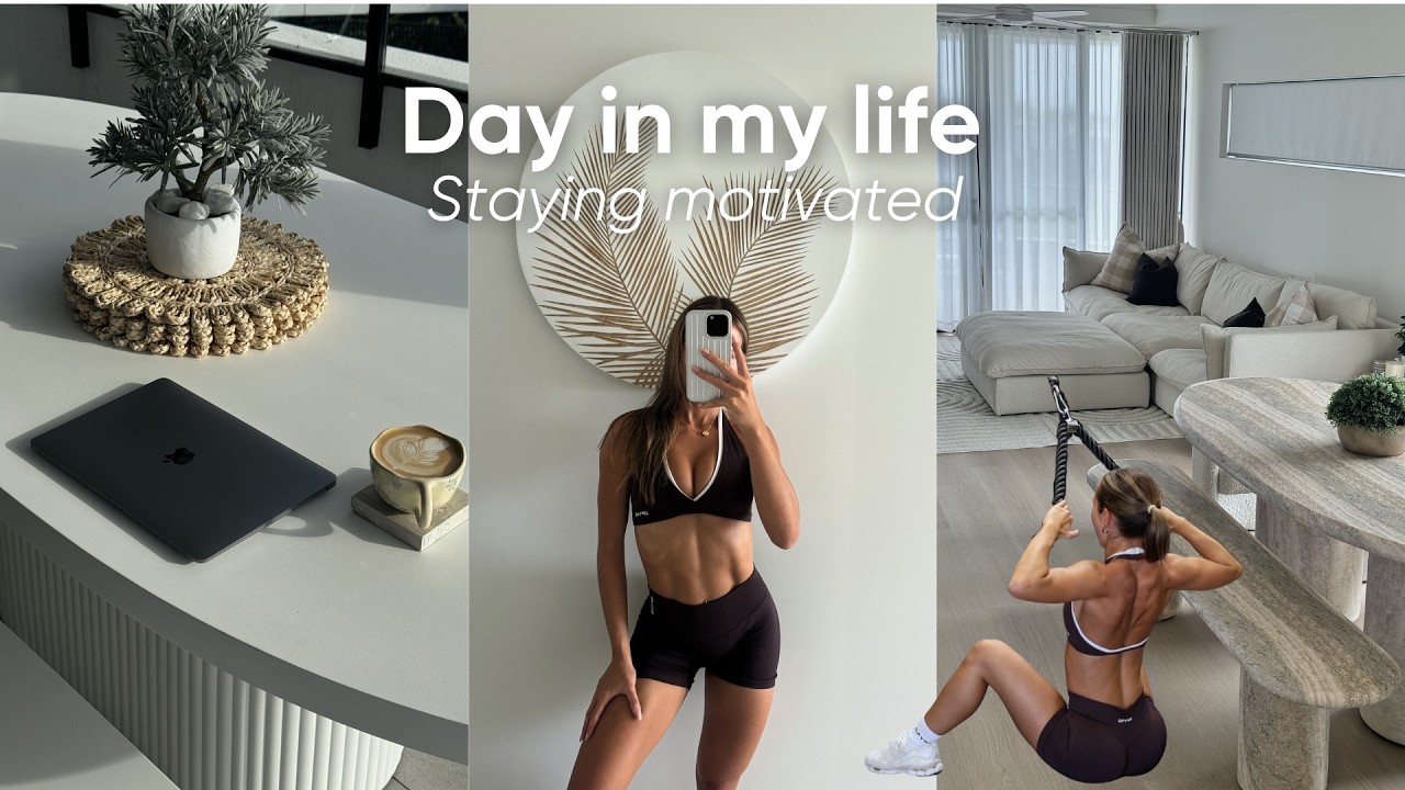 In my locked in girl era ✨ 6am day in my life | Micd up workout | Staying consistent