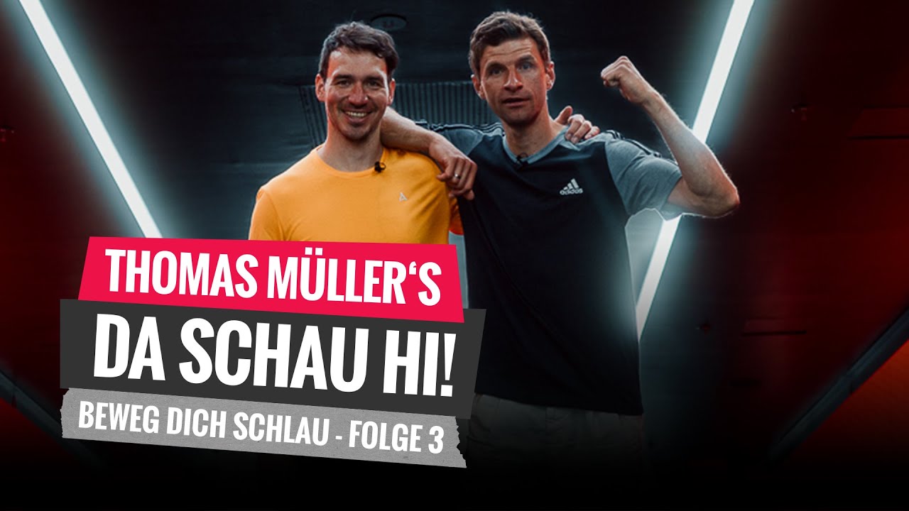 Felix Neureuther trainiert mit Thomas Müller – BEWEG DICH SCHLAU in der Allianz Arena Folge 3