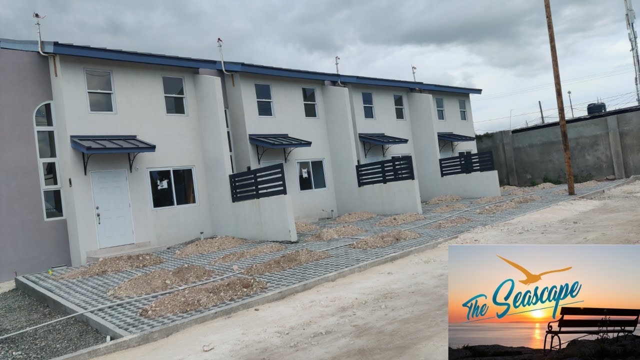 Sneak peak inside the long awaited Seascape!! ||SEASCAPE TOWNHOUSE DEVELOPMENT || KINGSTON||JAMAICA