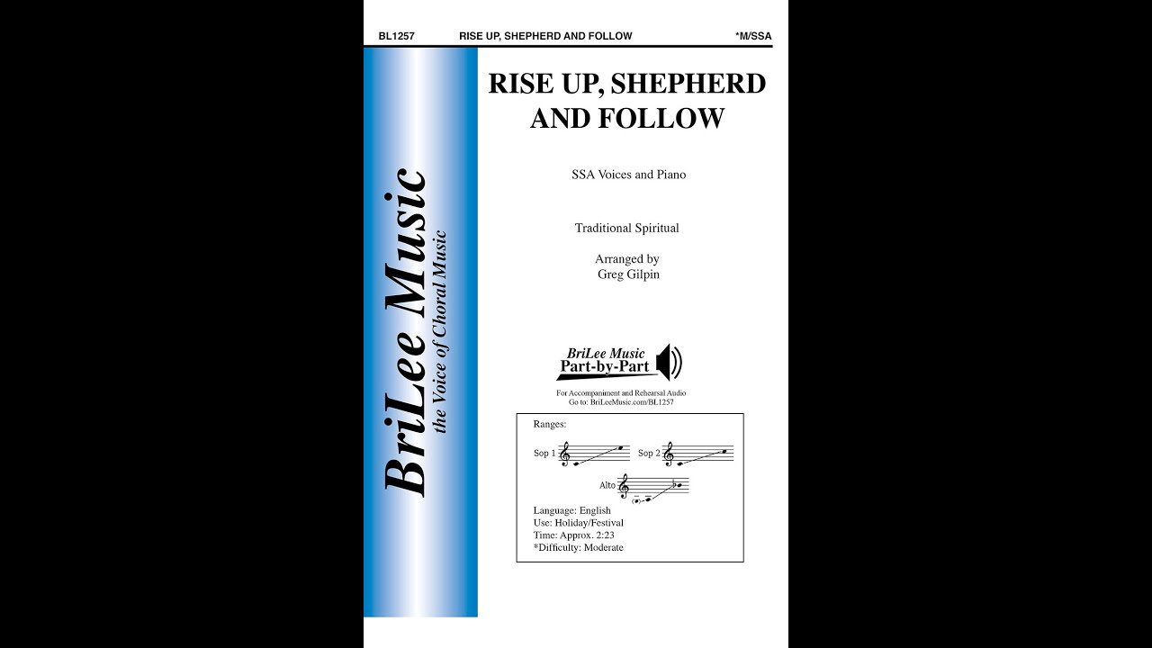 Rise Up, Shepherd and Follow (BL1257) Traditional Spiritual arr. Greg Gilpin