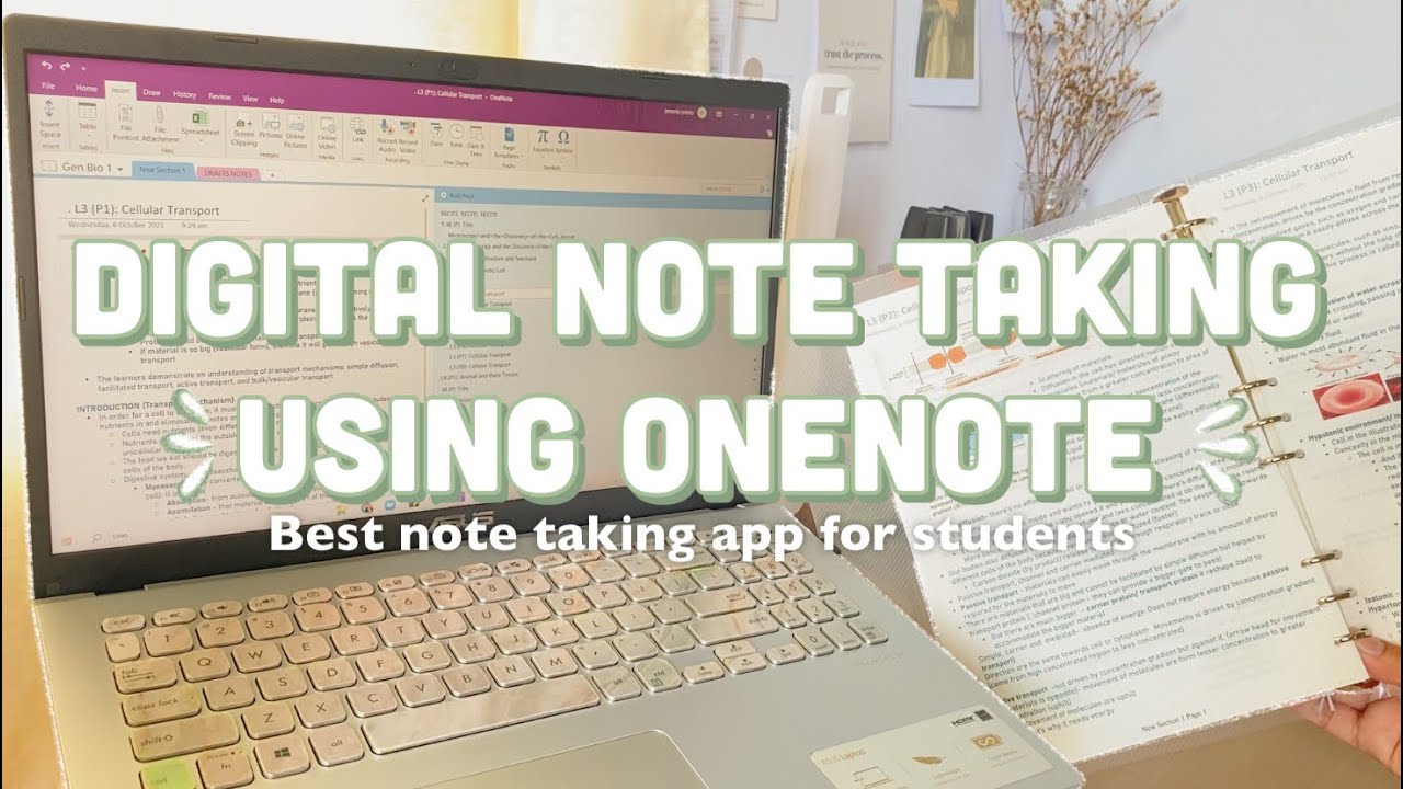 DIGITAL NOTETAKING APP FOR STUDENTS IN ONLINE CLASS I Beginners guide to OneNote Ft. EdrawMind
