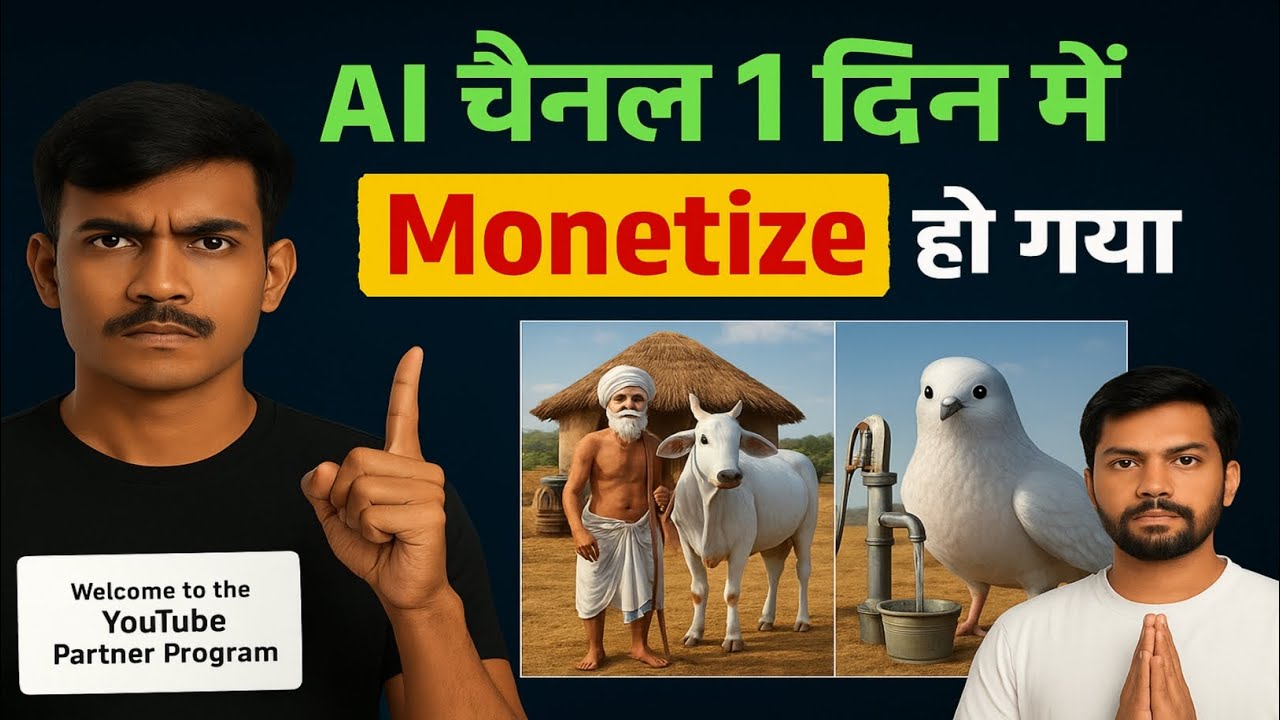 Ai चैनल Monetize हो गया 💥 | Ai Video Kaise Banaye | @Tech Aakash Help ai video