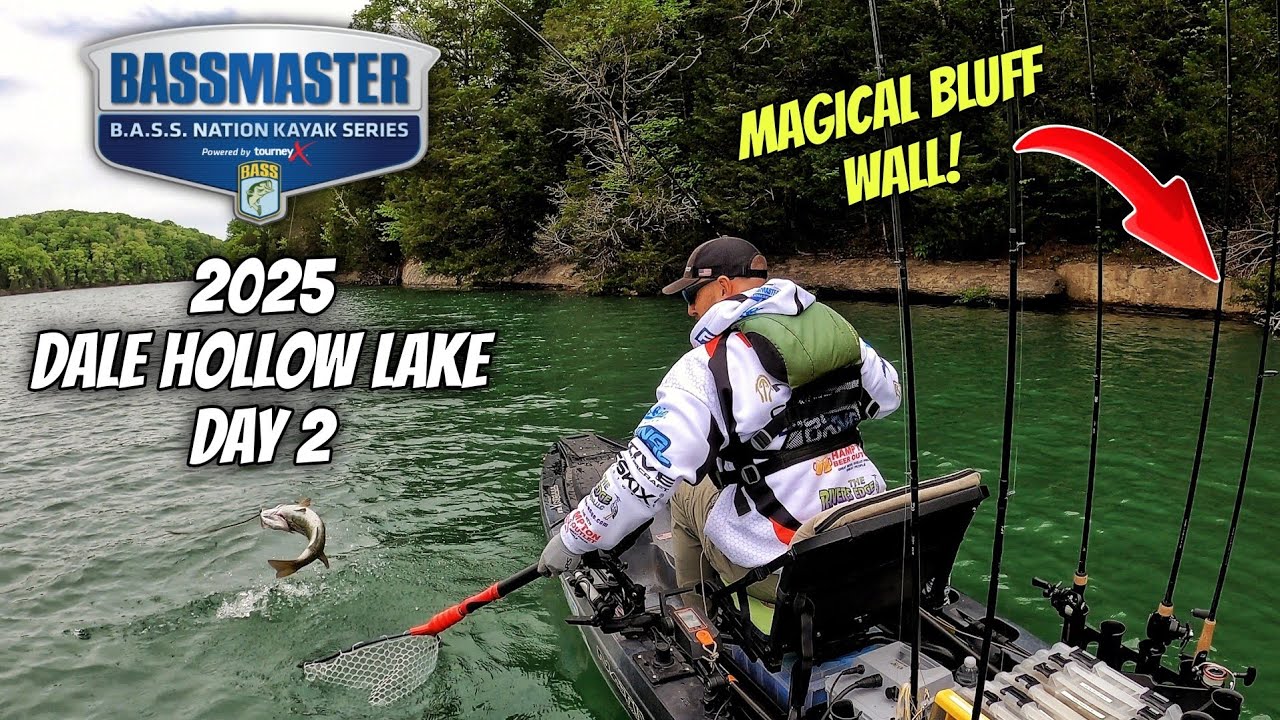 Bassmaster Kayak Series 2025: турнир Dale Hollow, день 2
