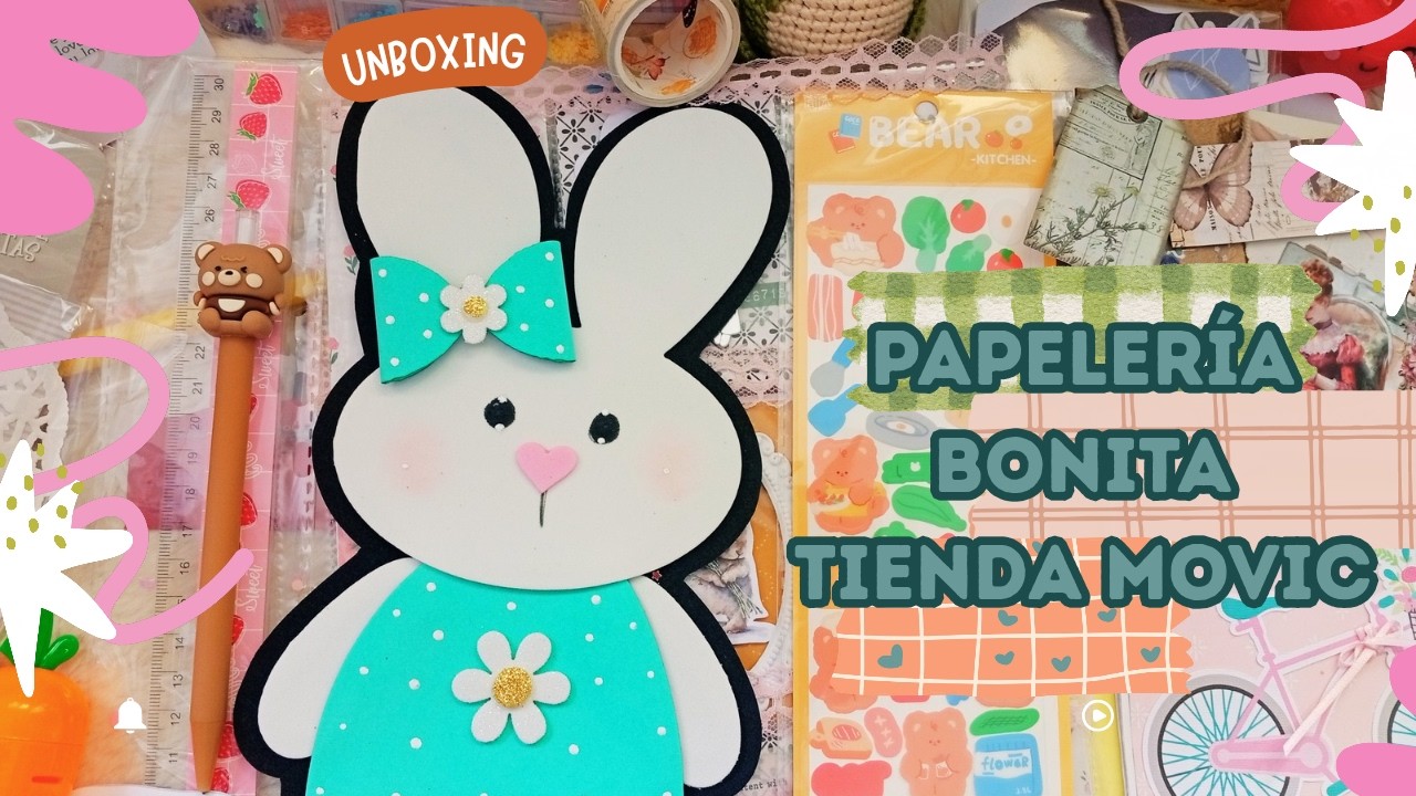 UNBOXING ✨Tienda Preciosa Papelería Bonita de Claudia Galvan   🎀