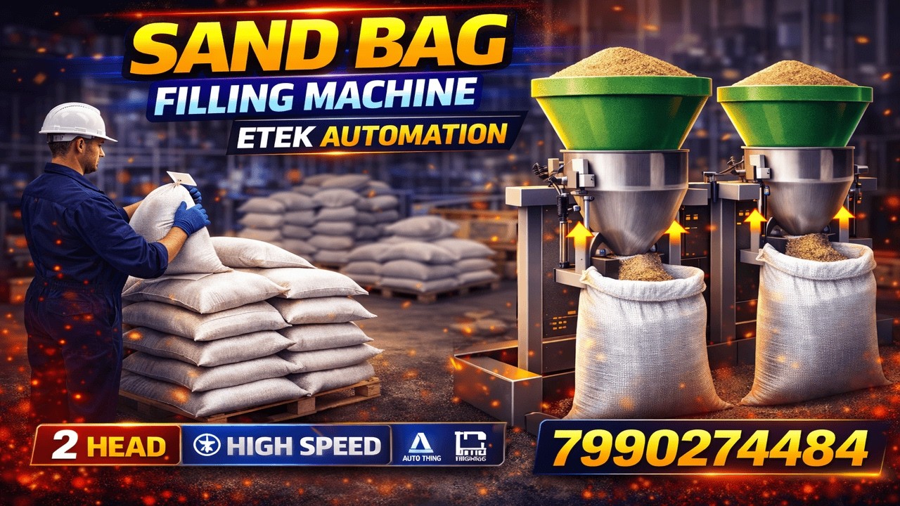 Sand Packing Machine 💥| Sandbag Packing Machine 💪 | Sand Bag Filling Machine