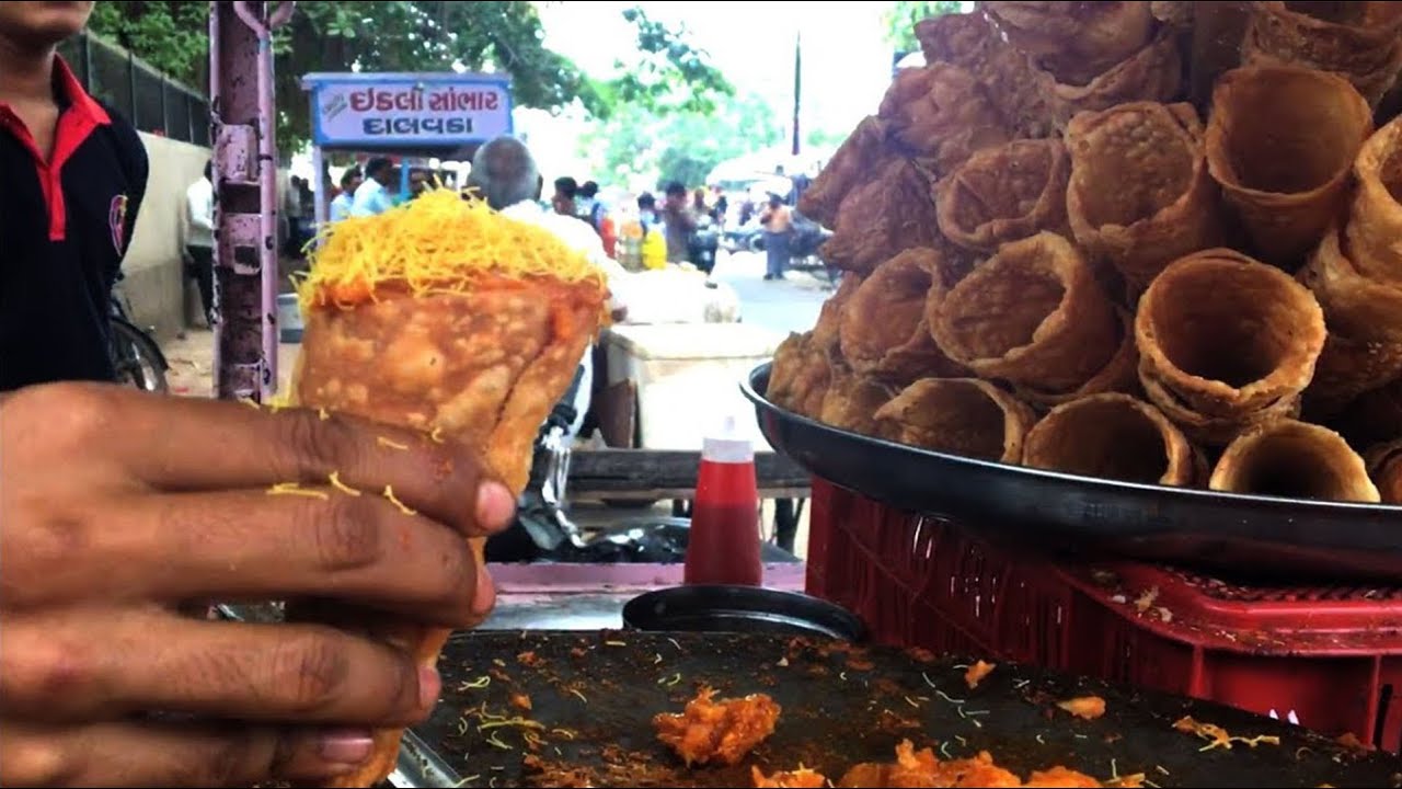 Bhaji Cone -  Most Unique Street Food in the World | Indian Street Food