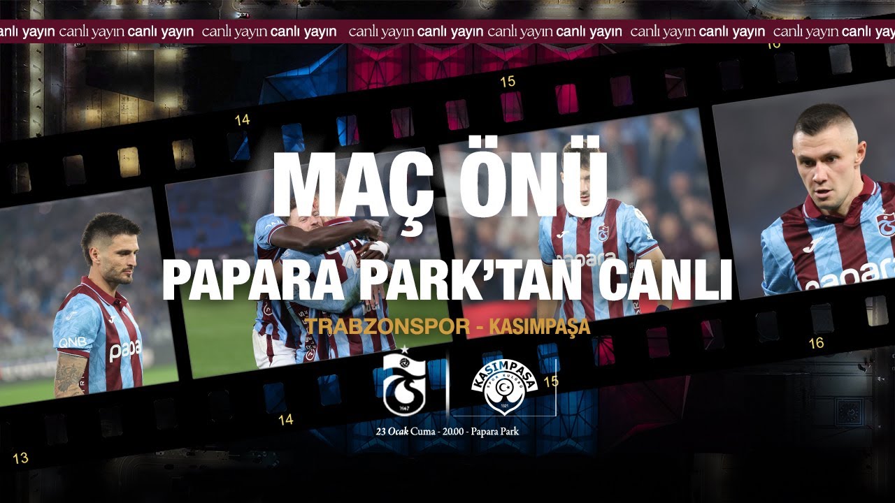 Trabzonspor - Kasımpaşa maçı Papara park önünden son gelişmeler  - CANLI YAYIN