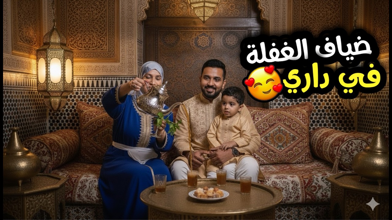 هل أعجبه؟ ردّة فعل ضيف هندي على الشاي المغربي الأصيل 🇲🇦🇮🇳 أول ضيف شرفنا في دارنا في الهند