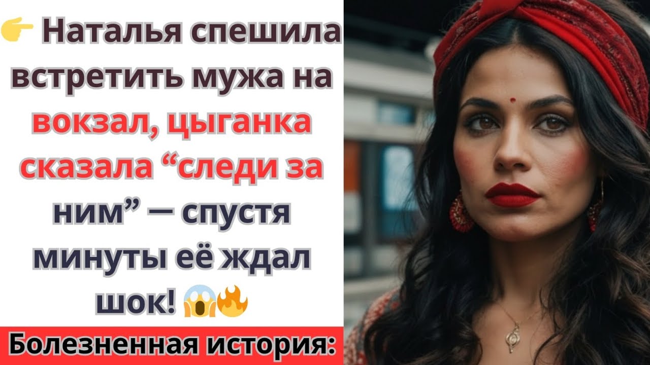 Наталья спешила на вокзал встречать мужа, но её остановила цыганка: 