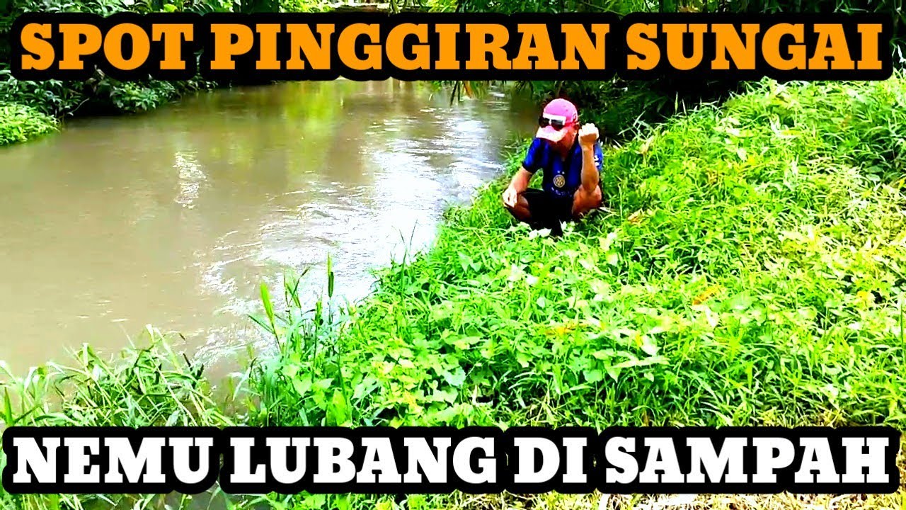 BEKAS EMPANG‼️sarang belut di tempat sampah spot mancing sungai tegaldlimo