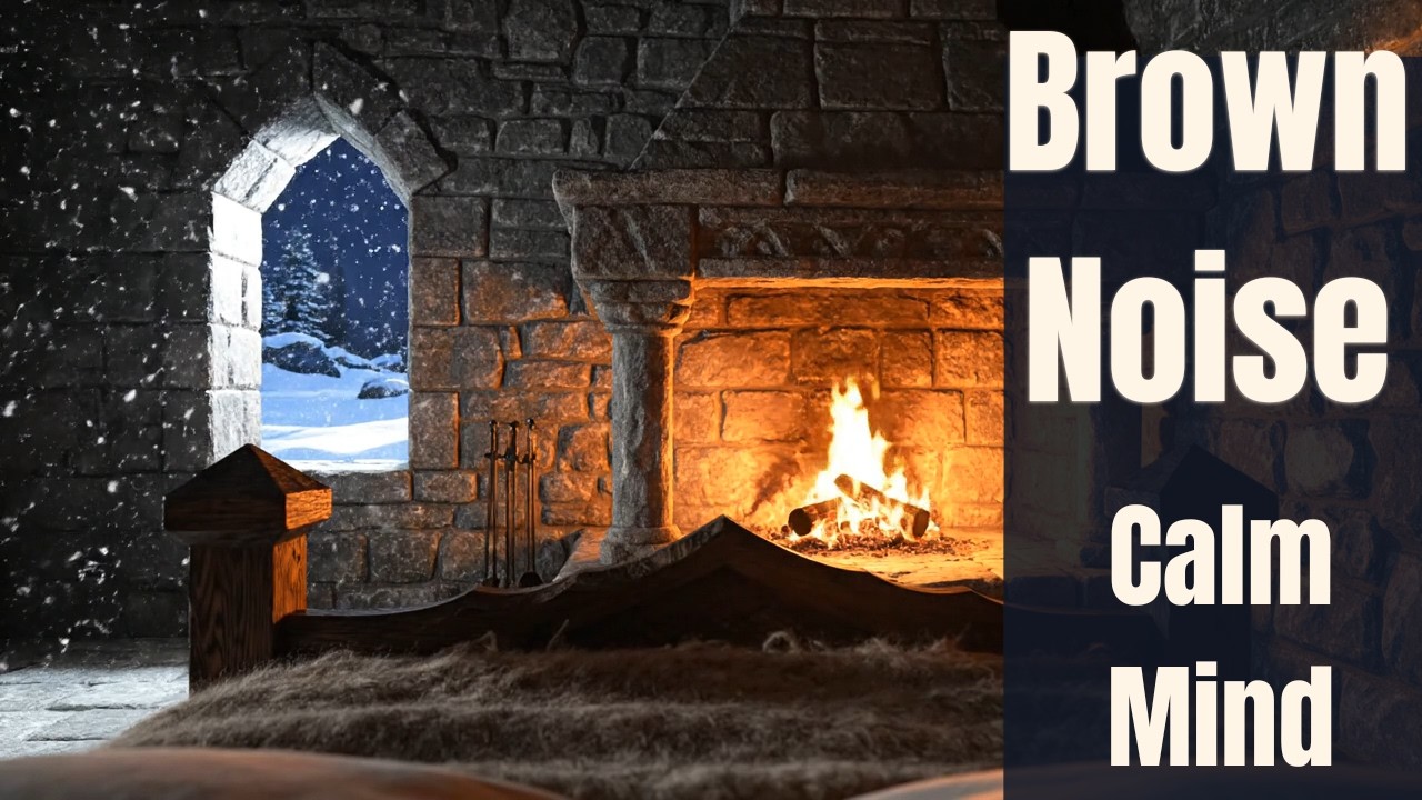 Fireplace Sounds for Calm Mind 🔥 432 Hz Healing Ambient Music | Deep Relaxation, Meditation & Sleep
