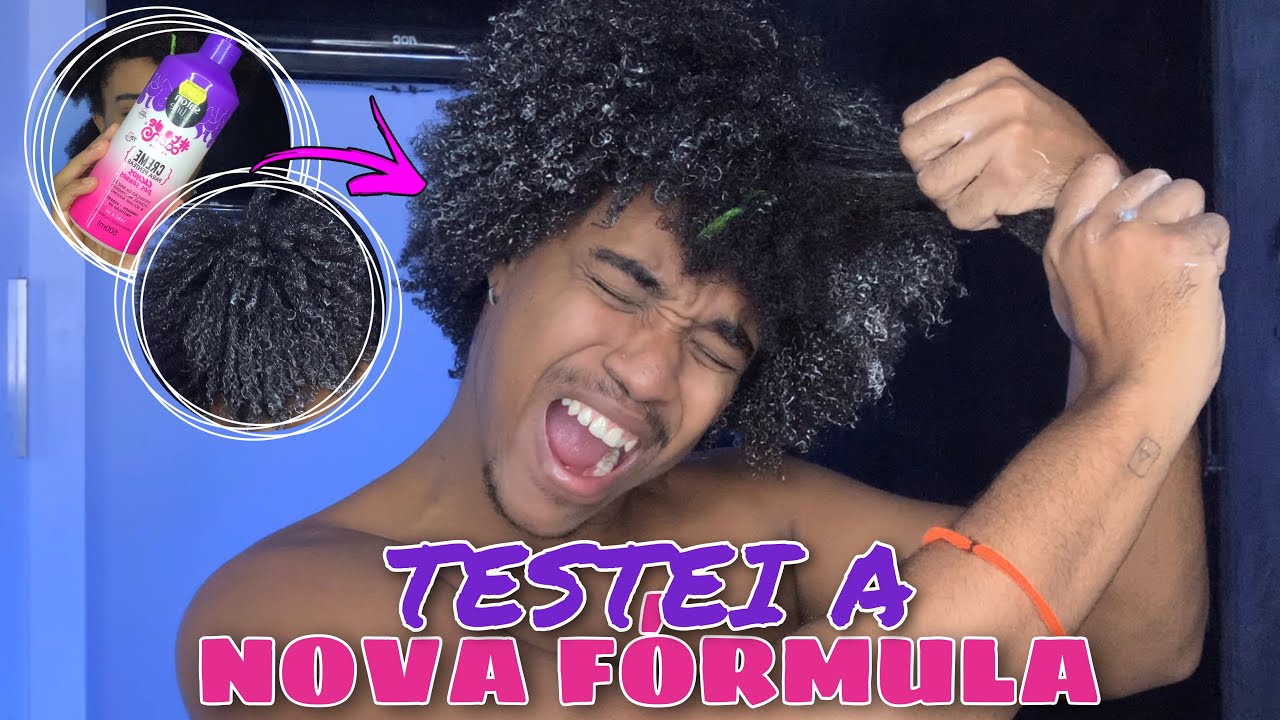 TESTEI O CREME CACHOS DOS SONHOS DA SALON LINE - FINALIZA&Ccedil;&Atilde;O | Junnior Souzza