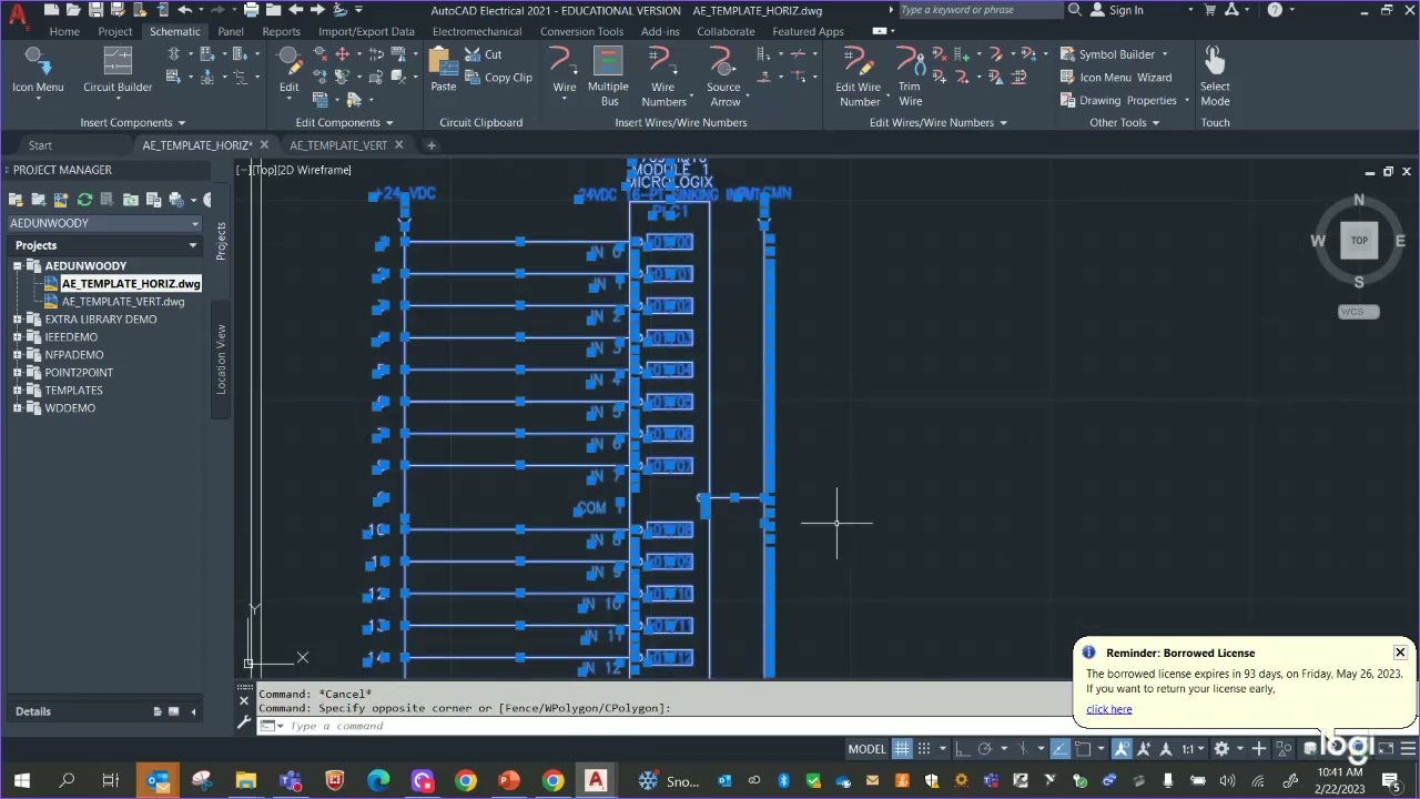 AutoCAD Electrical - PLC Modules, Catalog Info, and BOM