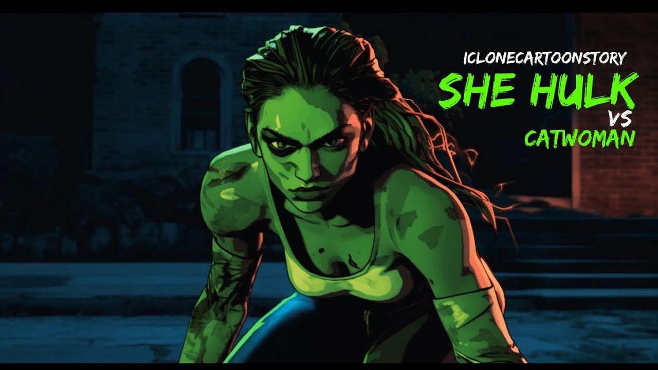 MARVEL SHE HULK-GIRL NEW AVENGERS MEMBER vs CATWOMAN  GIRL