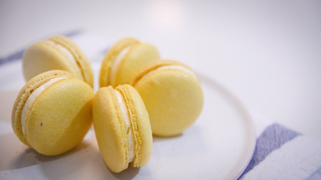 상큼🍋유자마카롱 만들기 / Making Yuzu Macarons