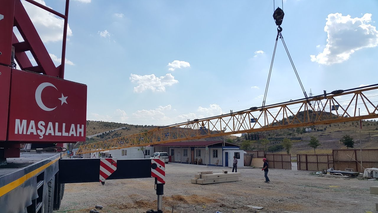 KULE VİNÇ NASIL SÖKÜLÜR? (teleskopsuz)