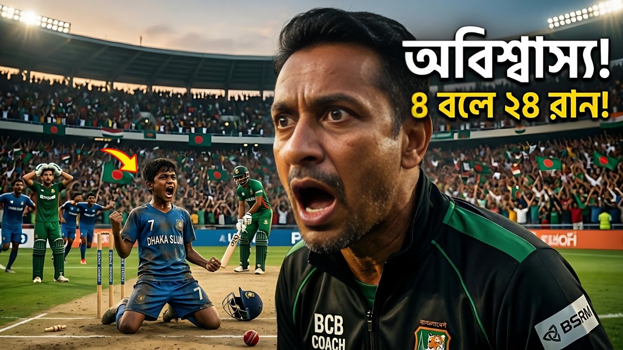 ৪ বলে ২৪ রান! কেউ বিশ্বাস করেনি বস্তির ছেলেটি পারবে | Best Motivational Story | Zaifa World | T-20