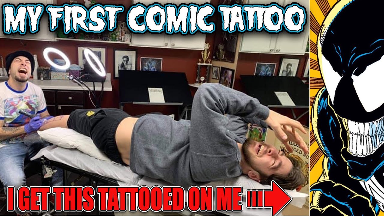 My First Comic Tattoo | Todd McFarlane Venom Art