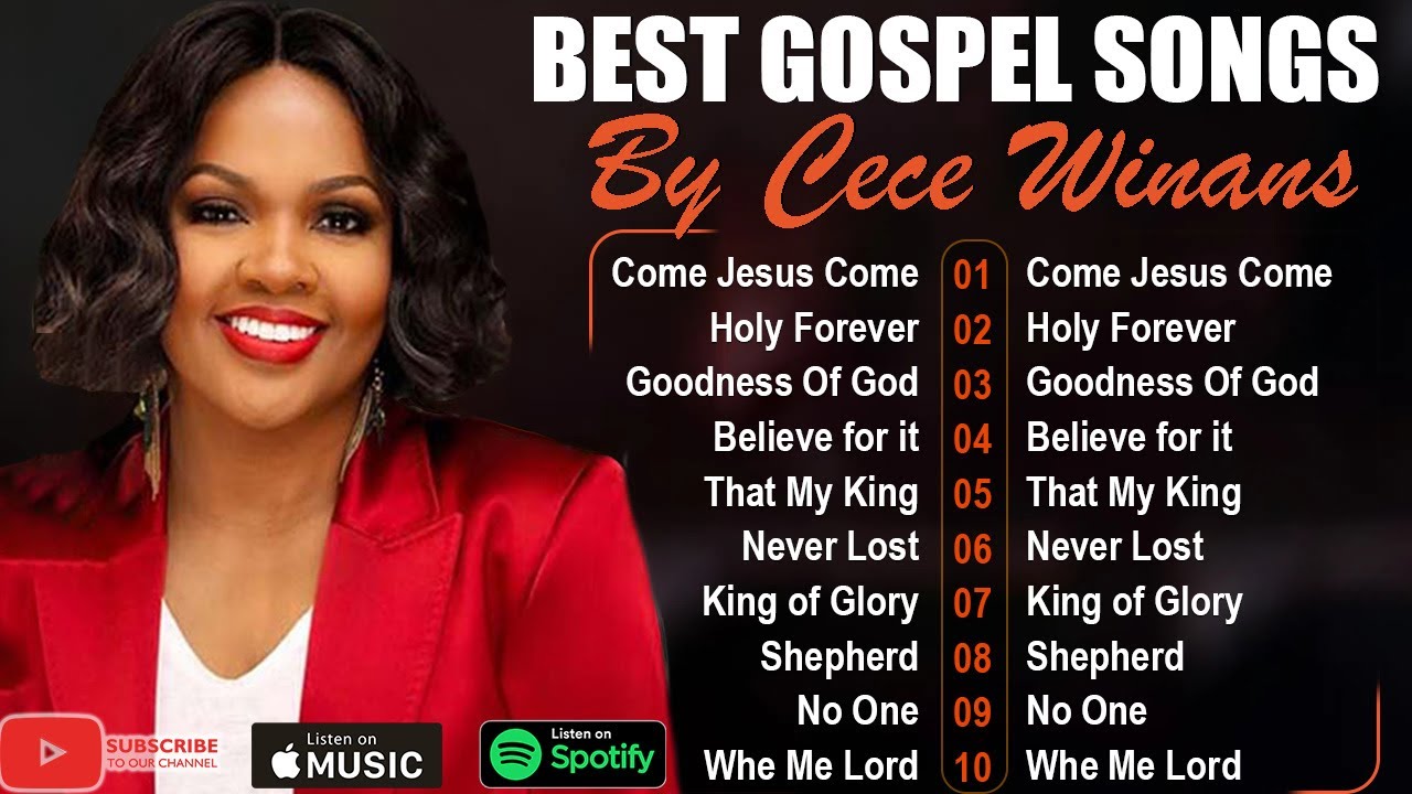 Goodness Of God🎶Cece Winans 's Greatest Hits Full Album with Lyrics 🙏 Powerful Gospel Songs 2025