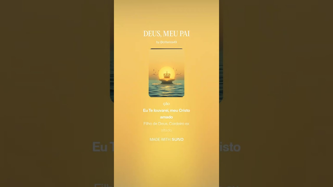 DEUS, MEU PAI