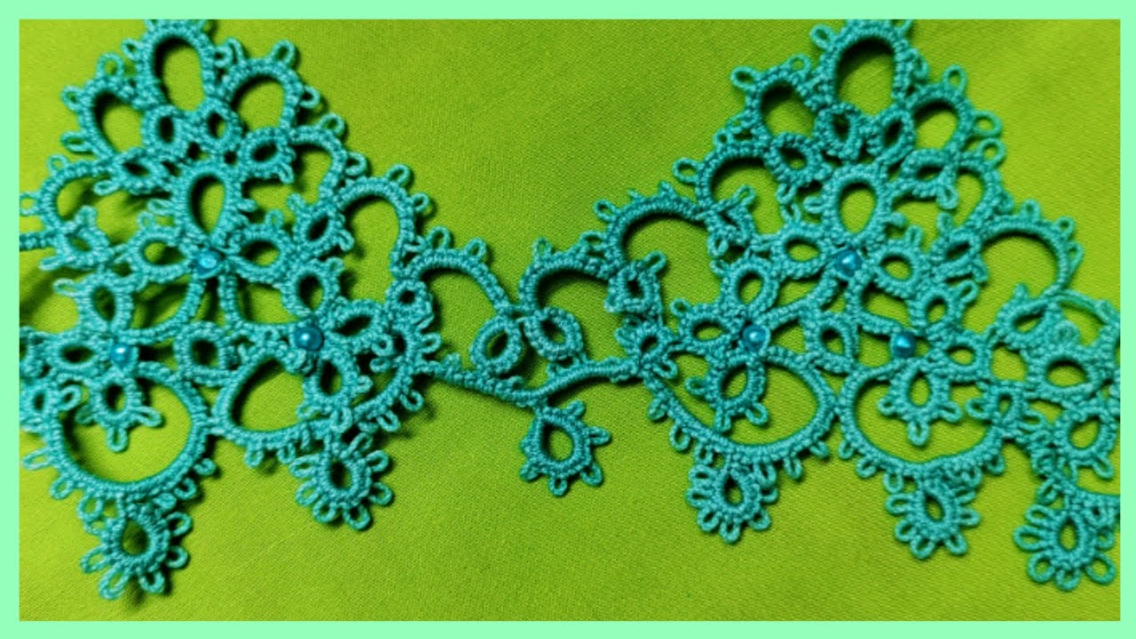Shuttle Tatting: Lace Design For Saree And Dupatta