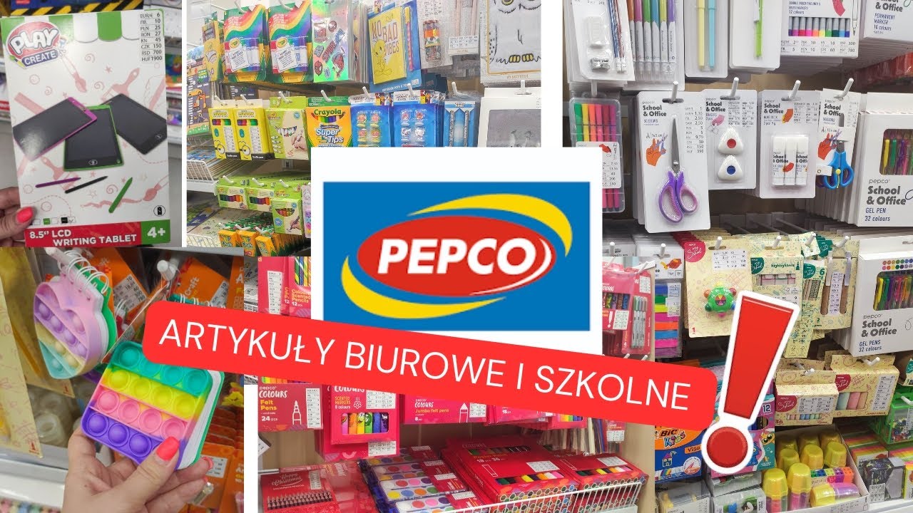 PEPCO❤️ ARTYKUŁY BIUROWE I SZKOLNE 🖊️WOW‼️ ALE ZESTAWY 🖋️ PRZEGLĄD PÓŁEK