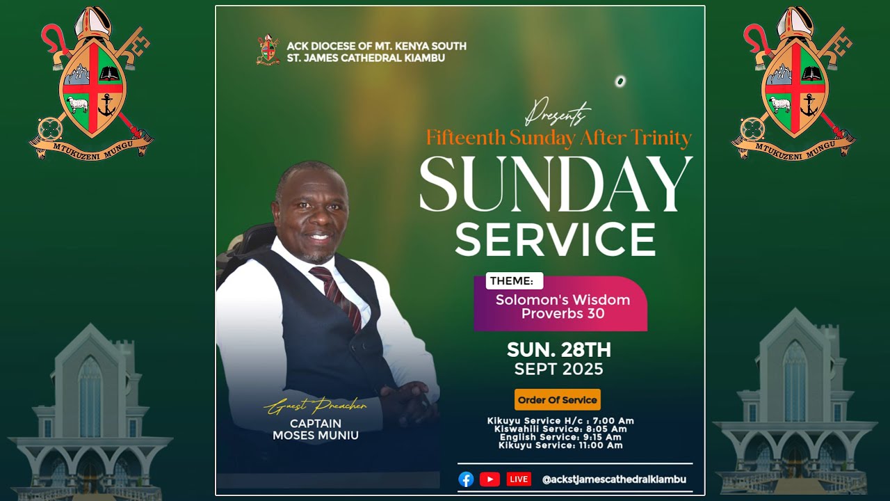 A.C.K St James Cathedral Kiambu Fifth Sunday after Trinity -Kikuyu Service