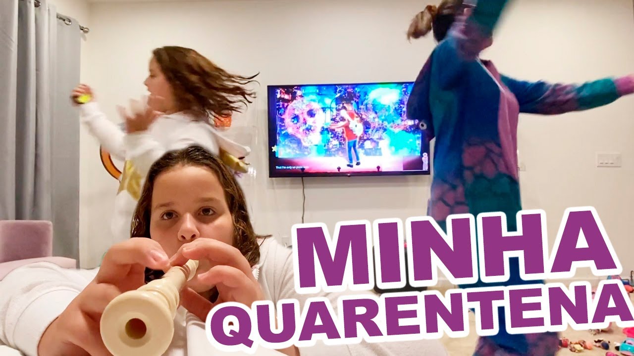MINHA ROTINA DE QUARENTENA! ESTOU COMENDO E BRINCANDO MUITO