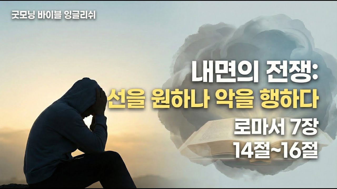 [굿모닝 바이블 잉글리쉬] Jan. 5, 2026 (필사 103일째). 로마서 7:14-16