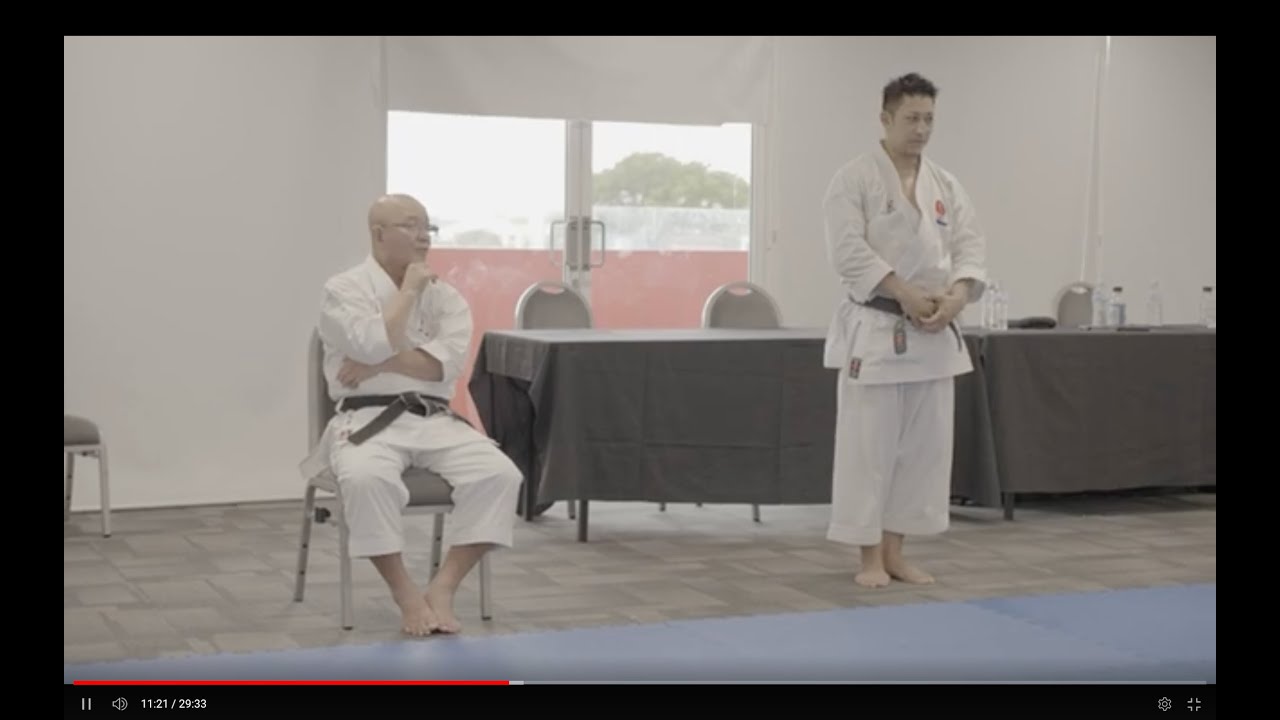 Interview with Hanshi Tsuguo Sakumoto , Ryo Kiyuna & Sensei Yuka Shimizu.