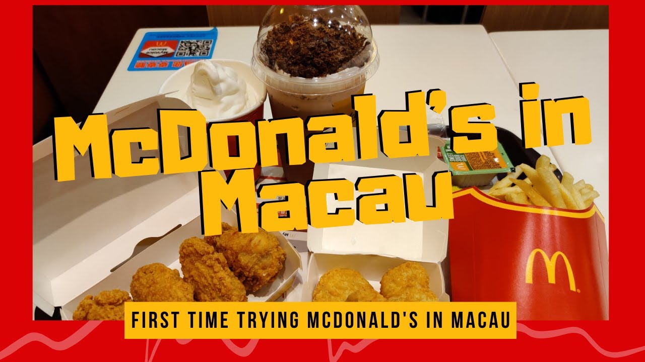 JUICY CHICKEN WINGs from McDonald's in Macau! | Food Review | First Impression