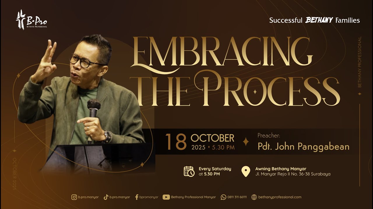 Ibadah BPro Manyar | Sabtu, 18 Oktober 2025 | Pdt. John Panggabean