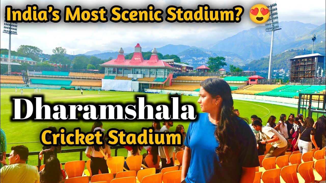 Dharamshala Stadium Full Tour 🏟️ | Most Beautiful Cricket Stadium in India | HPCA Stadium Himachal