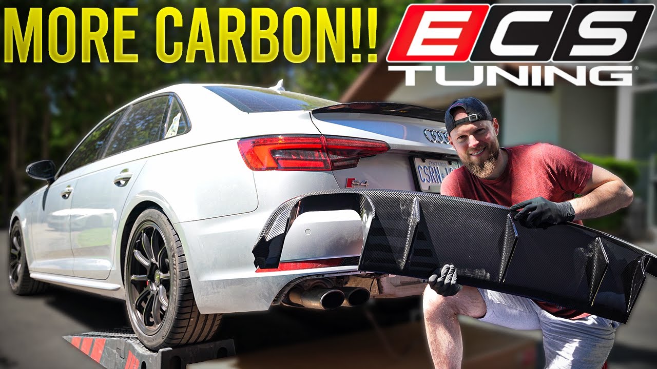 B9 Audi S4 Carbon Fiber Diffuser! *IT'S FINALLY DONE*