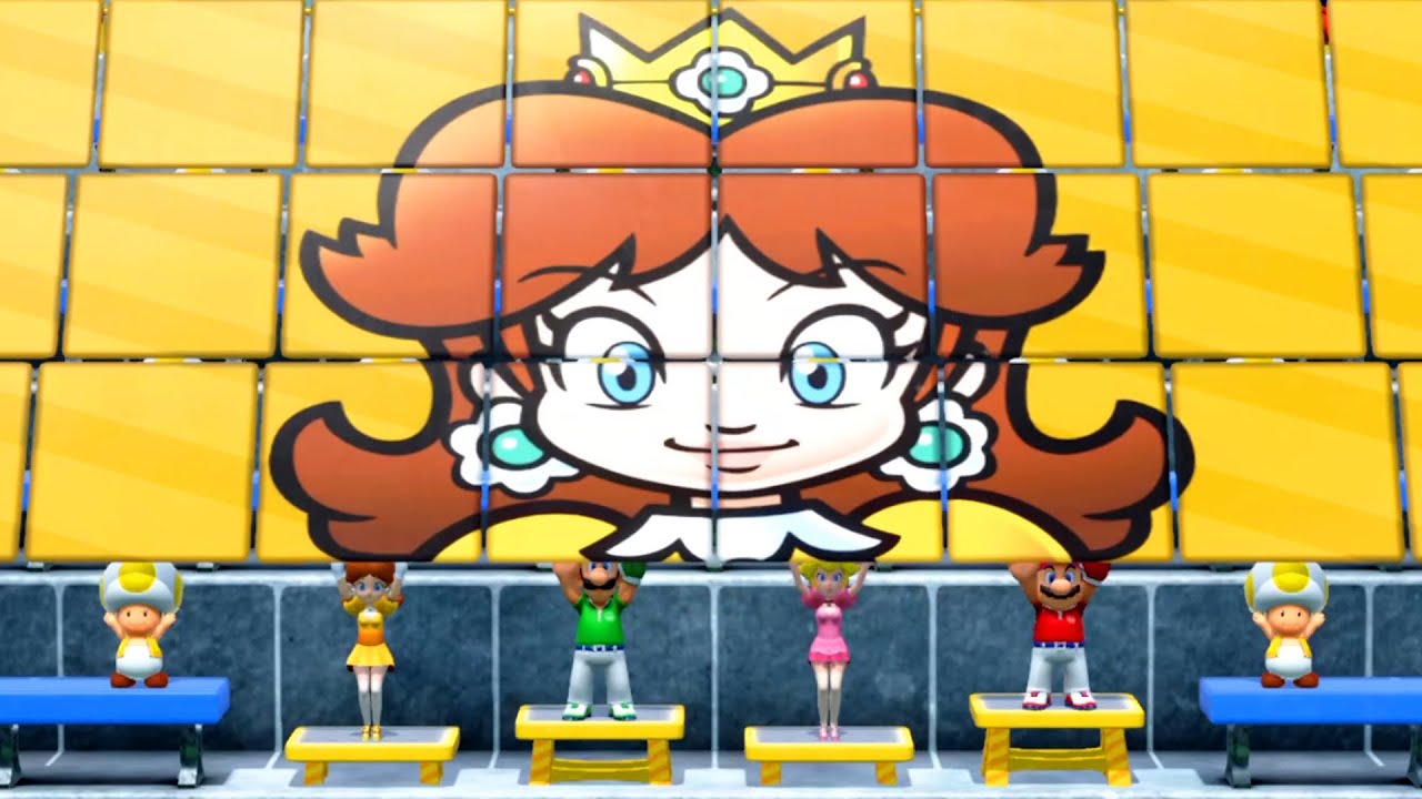 【スーパーマリオパーティ】すべての4人対戦ミニゲーム ゴルフ衣装を着たデイジー姫