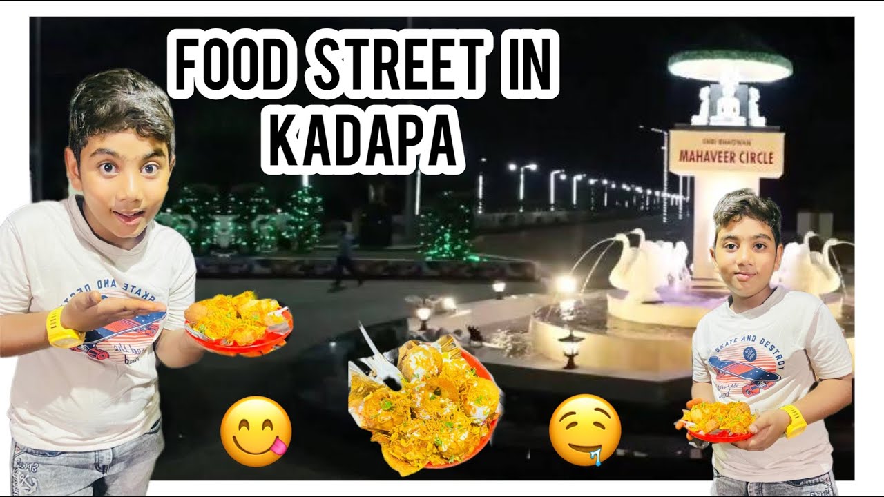 Food Street In Kadapa🤤|| Mahaveer Circle || Gokul Vlogs || #food #trending #kadapa