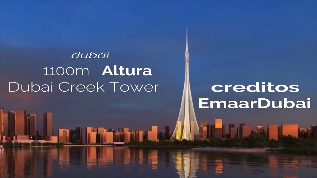Así quedara El Rascacielos Mas Alto Del MUNDO  Dubai Creek Tower