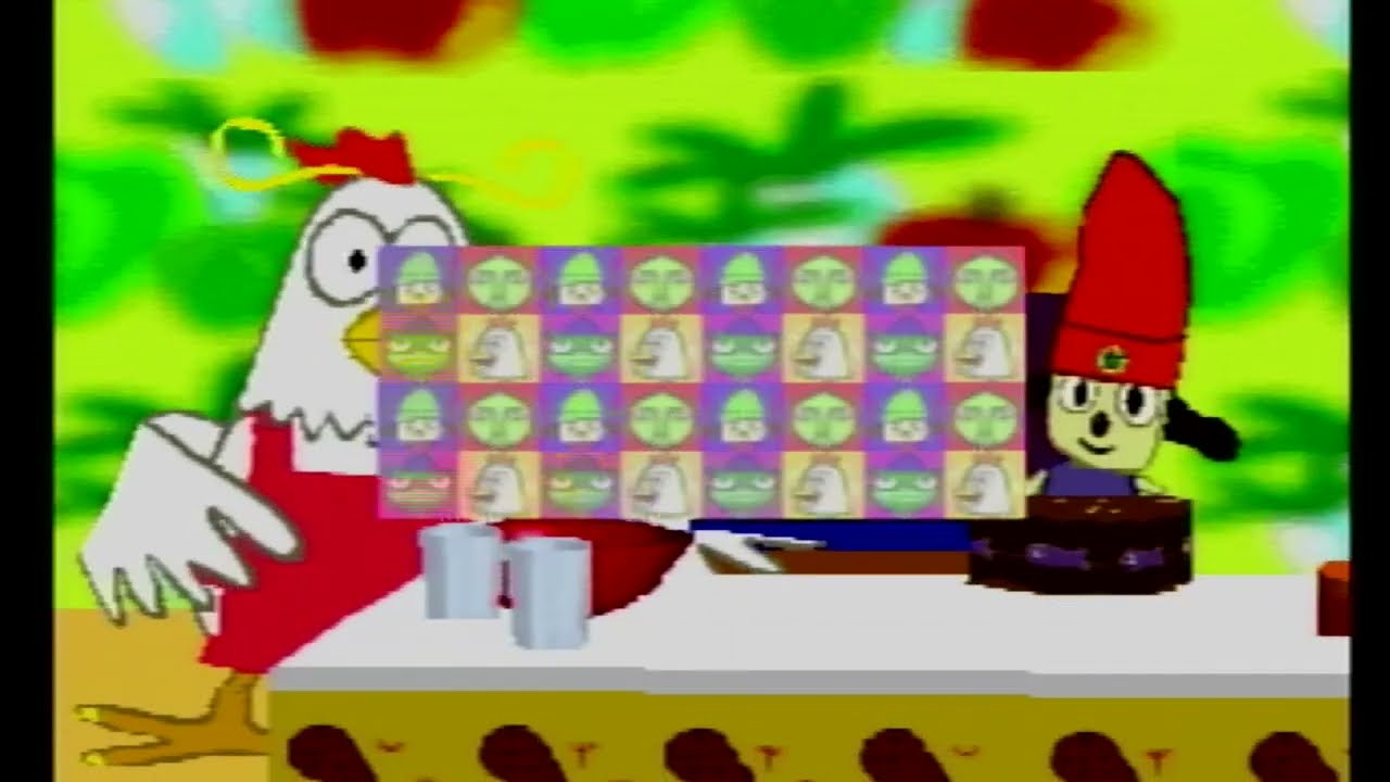 PaRappa The Rapper　#4 PS2レトロゲーム　Cheap Cheap the Cooking Chicken　お気軽簡単チキンのクッキングコーナー