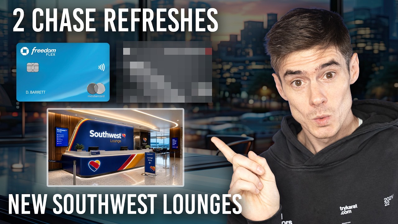 Chase ОБНОВИТ две карты + Southwest откроет залы ожидания в аэропортах!