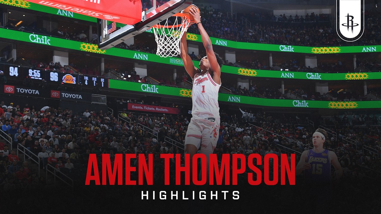 Amen Thompson (26 points) Highlights vs. Los Angeles Lakers