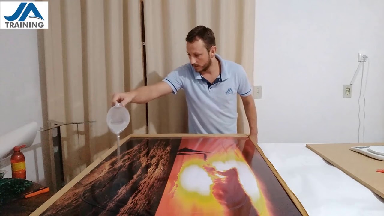 Quadro de RESINA EPÓXI Passo a Passo | JA Training