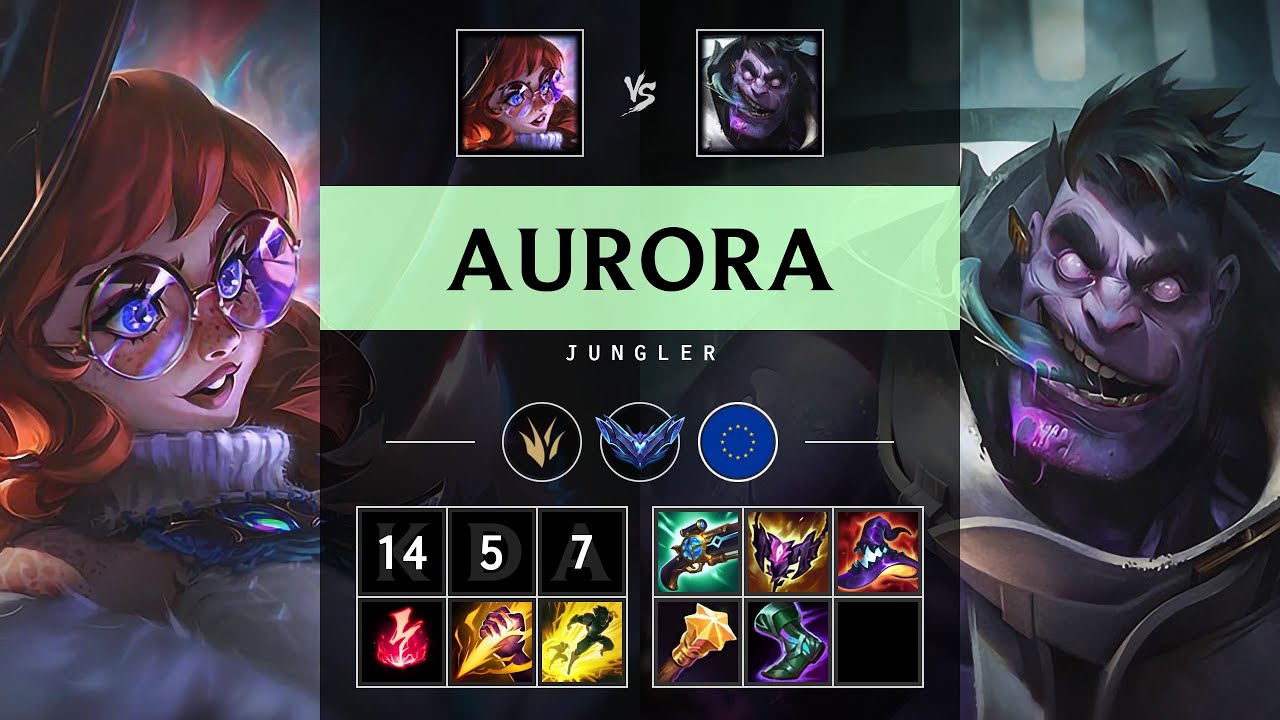 Aurora Jungle vs Dr. Mundo: Godlike - EUW Diamond Patch 14.24